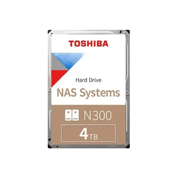 Toshiba N300 4TB 3.5 Inch SATA 7200RPM NAS Hard Disk Drive