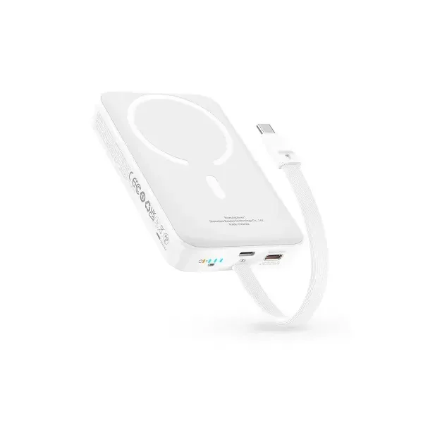 Baseus PPCXM10T 10000mAh 30W Wireless Power Bank With Built-in Cable