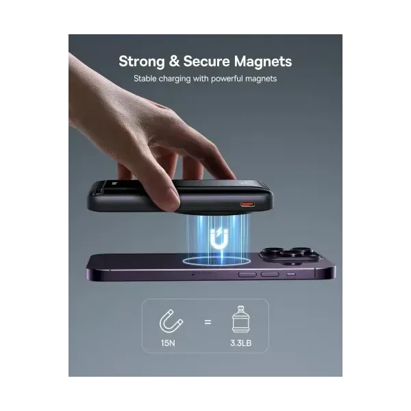Baseus PPCXZ10 20W 10000mAh Magnetic Wireless Fast Charging Power Bank