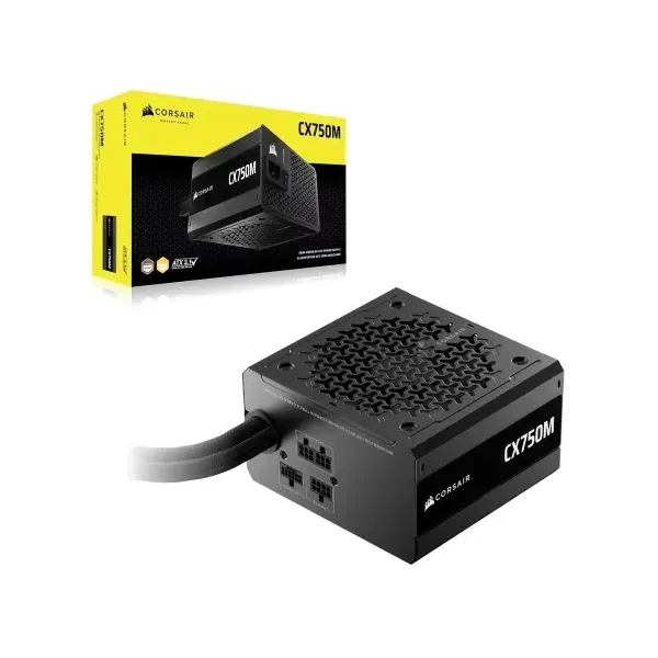 Corsair CX-M Series CX750M 750W 80 PLUS Bronze Semi-Modular ATX Power Supply