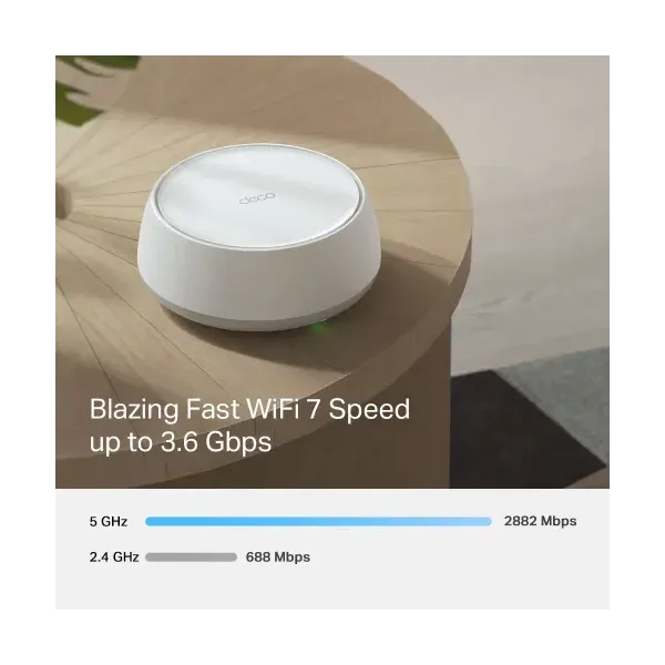 TP-Link Deco BE22 BE3600 Dual-Band WiFi 7 Mesh Router (1-Pack)