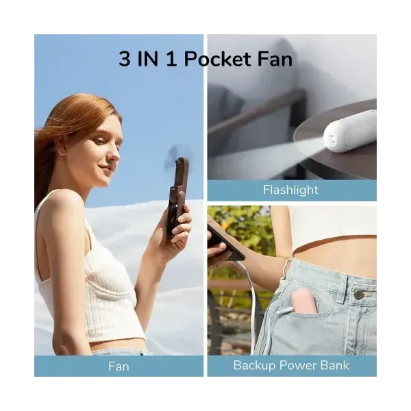 Jisulife Life8 F8 3-in-1 Foldable Handheld Fan