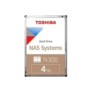 Toshiba N300 4TB 3.5 Inch SATA 7200RPM NAS Hard Disk Drive