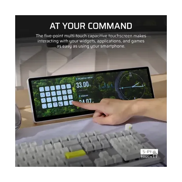 Corsair XENEON EDGE 14.5" LCD Touchscreen Display White