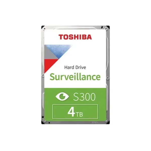 Toshiba S300 4TB 3.5 Inch 5400 RPM Surveillance Hard Disk Drive (3 Years Warranty)
