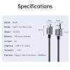 ORICO Cable USB A to Type-C 66W Fast Charging Cable Nylon Charging GQZB66 2M - Image 2