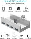ORICO Hub 4in1 Premium Hub Clip For Windows Mac Linux 5v2a power Supply 4xUsb 3.0 MH4PU-P -Silver - Image 2