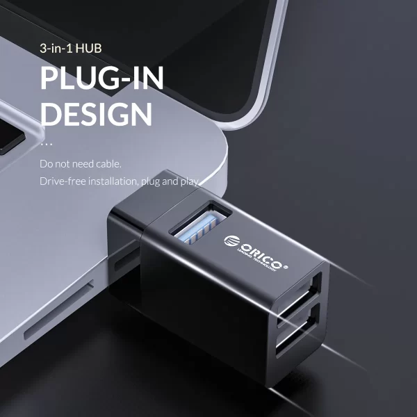 ORICO Hub 3in1 Mini USB 3.0
