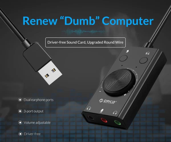 Usb External Driver-Free Sound