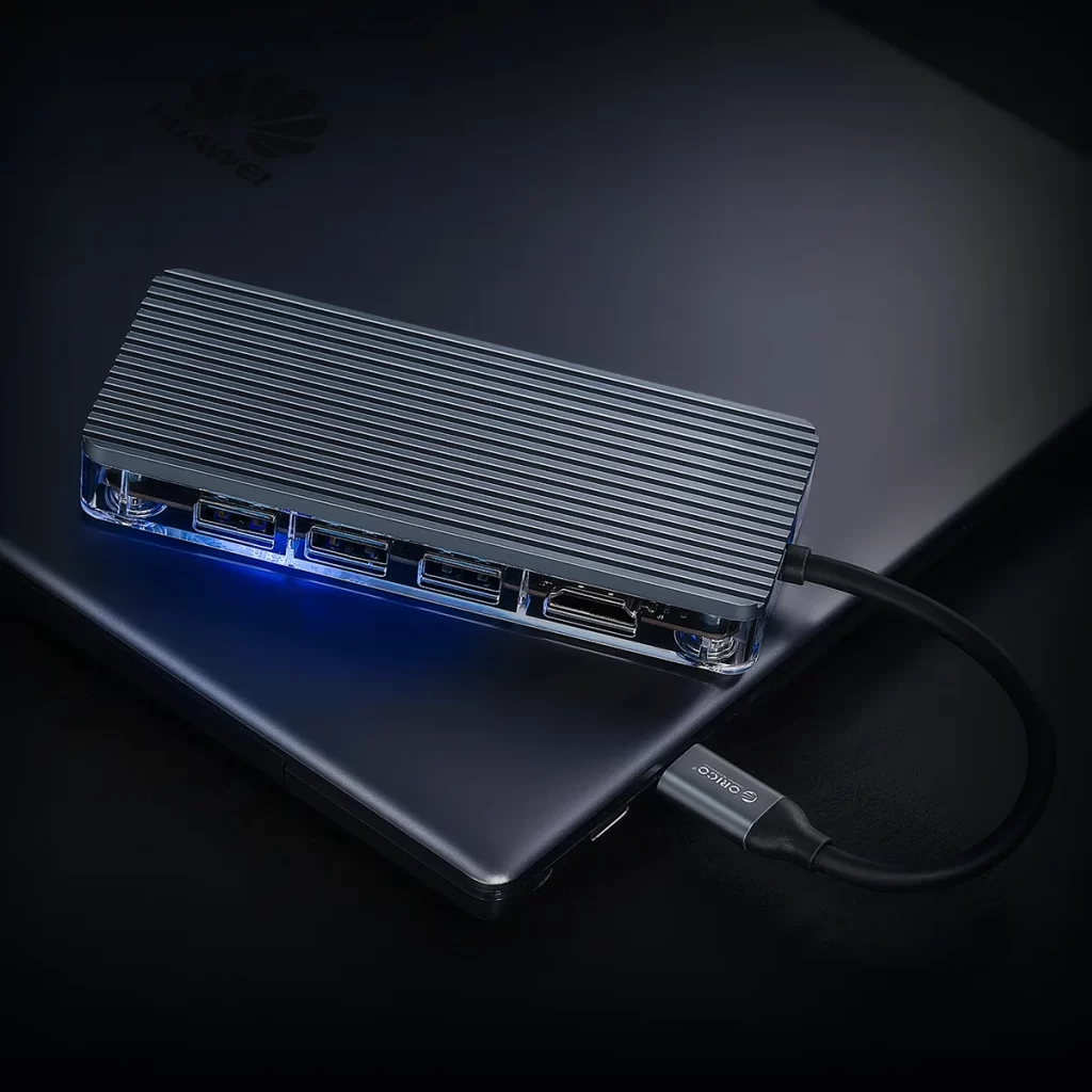 8 in1 Multi-Functional Type-C Hub