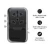 1-World+ Flow 4-Port Travel Charger With Built-In USB-C Cable 35W - Image 2