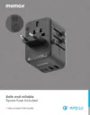 1-World Universal 5-Port Travel GaN Charger 65W - Image 4
