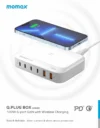 Q.PLUG BOX GaN 100W 6 Outputs Wireless Desktop Charger UM28 - Image 2