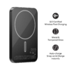 1-Power Q.Pass Qi2 Magnetic Wireless Power Bank 5000mAh - Image 8