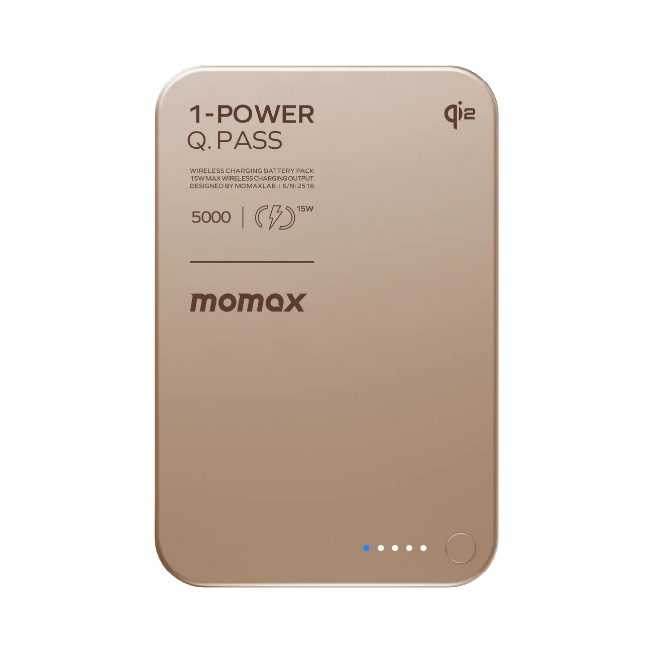 IP129Q2_L2_03_1500.webp 1-Power Q.Pass Qi2 Magnetic Wireless Power Bank 5000mAh - Image 1