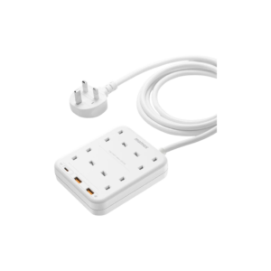 OnePlug 4 Outlets Power Strip With USB