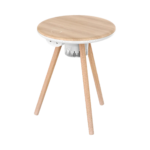 Cymbal Multifunctional Foldable Smart Table With Wireless Charging, Speakers, USB-C Ports, and LED Lighting Effects