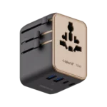 1-World² 5-Port Mini Universal Travel GaN Charger 70W with Dual AC