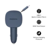 1-Move⁺ 2-Port Car Charger With Built-In Retractable Cable 60W - Image 7