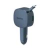 1-Move⁺ 2-Port Car Charger With Built-In Retractable Cable 60W