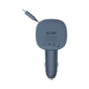 1-Move⁺ 2-Port Car Charger With Built-In Retractable Cable 60W - Image 3