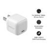 UM68 20W Flat Pin Type C Fast Charger - Image 2
