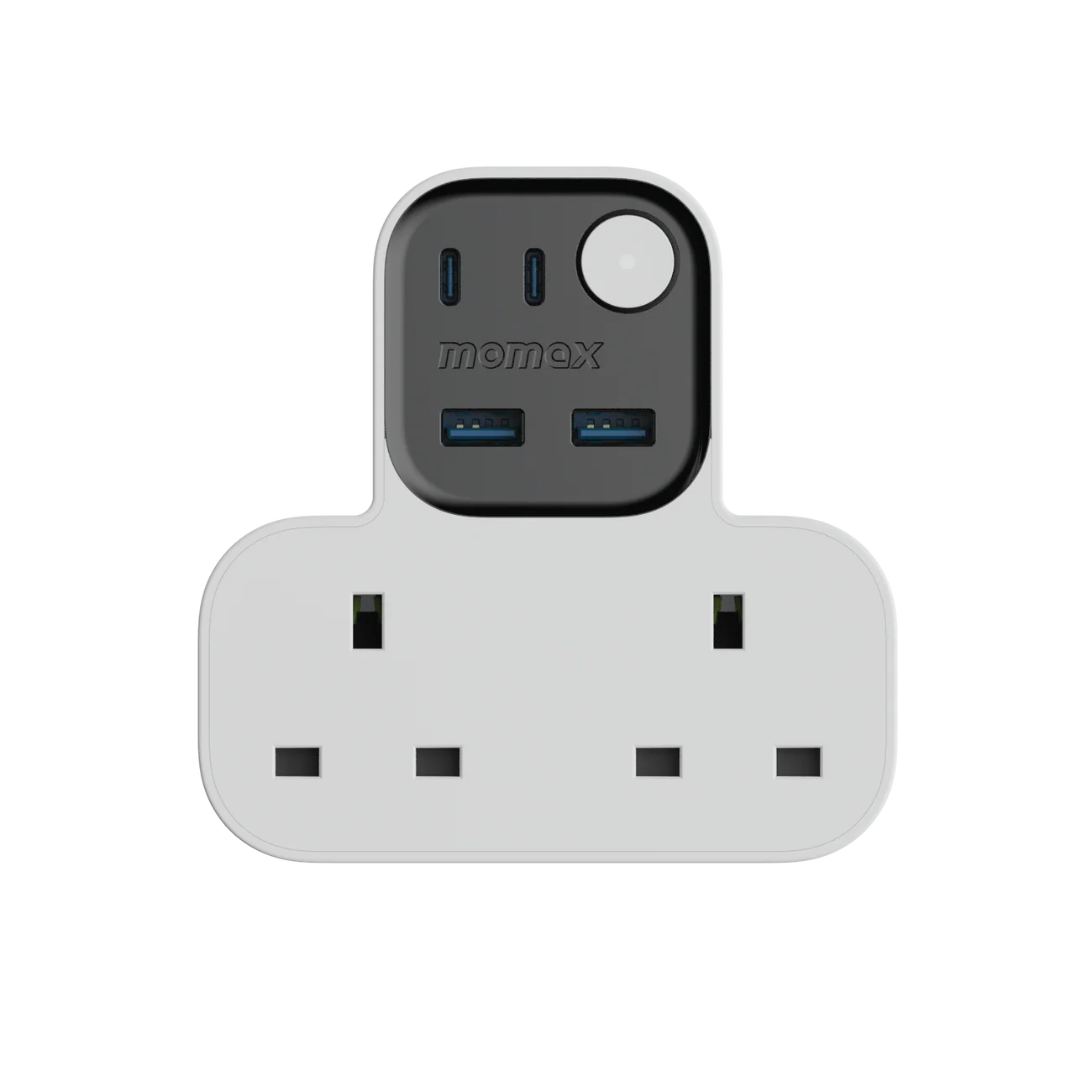 US17_02_1500.png 1-Charge Work Flow T-Shaped Extension Cord With 2 Sockets, 2 USB-A and 2 USB-C Ports - Image 1