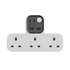 1-Charge Work Flow T-Shaped Extension Cord With 3 Sockets, 2 USB-A and 2 USB-C Ports