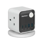1-Charge Work Flow 3-Outlet GaN Power Cube 25W with USB Ports