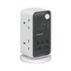 1-Charge Work Flow 6-Outlet GaN Power Tower 35W with USB Ports