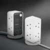 1-Charge Work Flow 6-Outlet GaN Power Tower 35W with USB Ports - Image 5