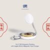 1-Charge Flow Pro 3-in-1 Qi2 Magnetic Docking with Apple Watch Magnetic Fast Charger - Yuet Tung - Image 2