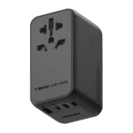1-World Universal 4-Port Travel GaN Charger 140W + USB-C Cable