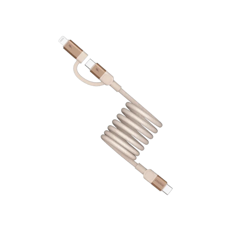 ffdg Mag.Link Duo Magnetic USB-C to USB-C & Lightning Cable 60W 2m - Image 1