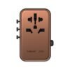 1-World+ 3-Port Travel Charger Built-In USB-C Cable 25W - Image 2