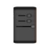 1-World+ 3-Port Travel Charger Built-In USB-C Cable 25W - Image 4