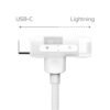 1-Link Flow Duo USB-C to USB-C & Lightning Braided Cable 60W 1.5m - Image 2