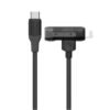 1-Link Flow Duo USB-C to USB-C & Lightning Braided Cable 60W 1.5m - Image 5